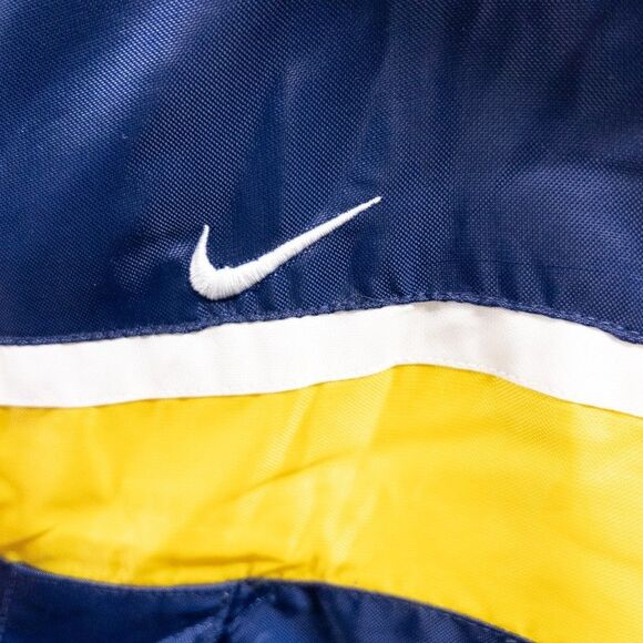 Nike Vintage Michigan Wolverines Jacket Women’s XL Fleece Lined Hooded Full Zip - Picture 6 of 12